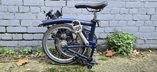 Brompton M6L Folding Bike- 2019 - Tempest Blue - 6 Speed - Like C Line Explorer