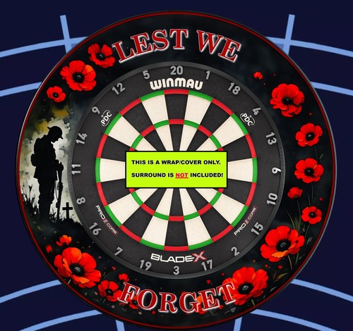 Lest forget dartboard - lest, we
