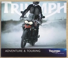 TRIUMPH ADVENTURE & TOURING MOTORCYCLE RANGE Sales Brochure For 2011 #T3865093