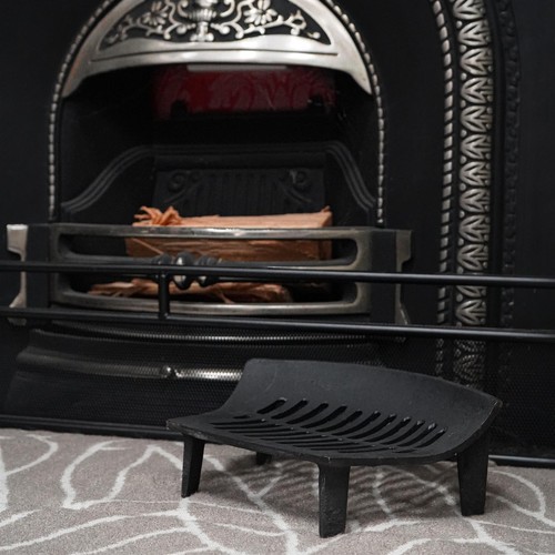 Black bowed fireside - black,
