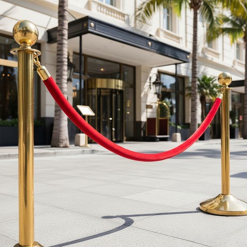 2pcs crowd control stanchion - 2pcs,