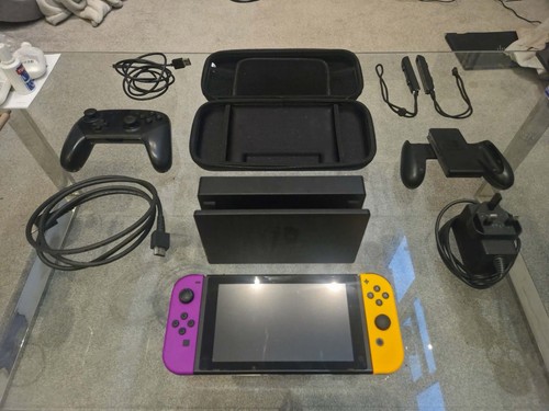 Nintendo switch bundle purple - nintendo, bundle,