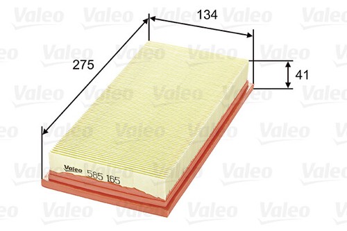 Valeo 585165 air filter - air,