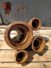 Reclaimed Salt Glazed Four Way Gully Pot Drain Clay  #M50