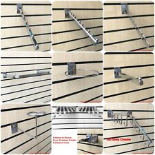 NEW CHROME SLATWALL DISPLAY