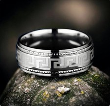 Men's Stainless Steel Greek