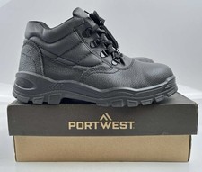 Portwest FW10 Steelite Protector Boot S1P Black Steel Toe Cap + Midsole Size 9