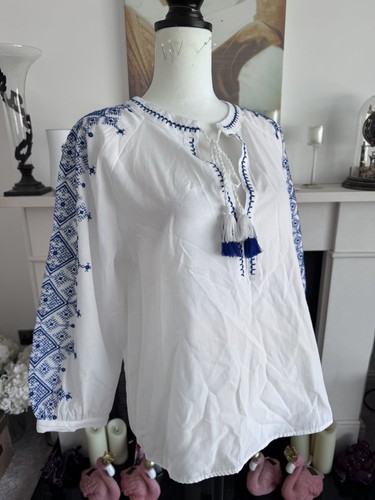 Zara women white embroidered - zara,