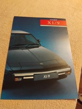 Fiat Bertone X1/9 & X1/9 Special Edition Brochure 1988 VGC FREE POST Leaflet