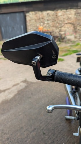 Motorcycle bar end - bar, mirrors