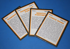 Citadel Epic 40K Squat Psychic Power Cards x 4 oop.