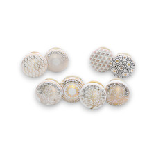 8 Pcs Ceramic 38mm Door Knobs