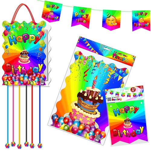 Piñata with flags - flags, banner