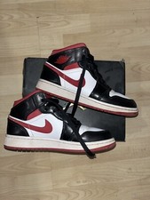 Jordan 1 Black Red White Uk 4