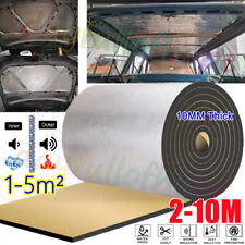 10M Campervan Self Adhesive Thermal Insulation 10mm Foil Soundproof Damping Foam