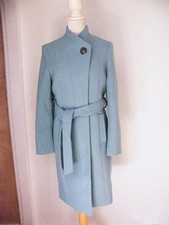 M & S COAT SMART SIZE 10 PALE