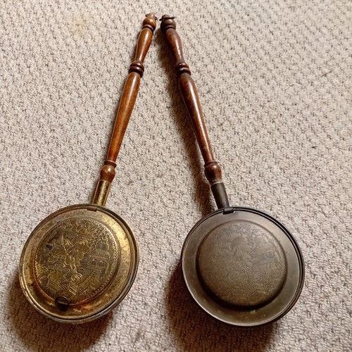Vintage brass bed warming - vintage,