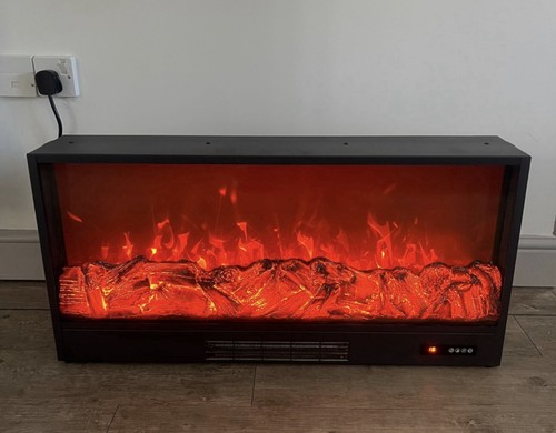 Electric fire black - electric,