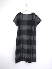 Toast Dress Small Black Grey