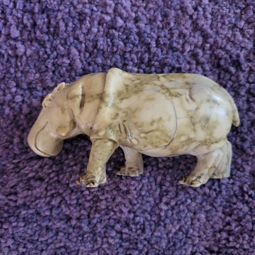 Vtg carved stone - carved,