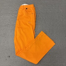 Puma Orange Golf Trousers Size W30 L32
