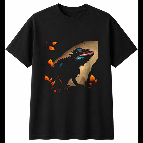 Frilled lizard mens - lizard,