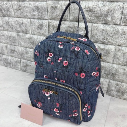 Miumiu floral denim - miumiu,