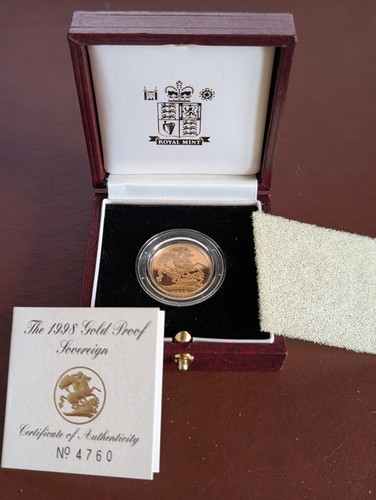 1998 gold sovereign coin - 1998,