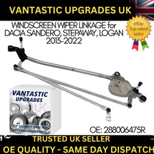 FRONT WINDSCREEN WIPER LINKAGE FOR DACIA SANDERO & STEPAWAY 2013-2022 288002117R