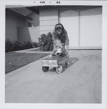 1966 Girl Boy Pedal Car Push