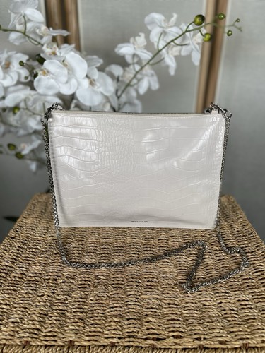 Whistles leather clutch bag