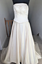 Hilary Morgan Wedding Dress Ivory / Beige Size 16 Style: 40132