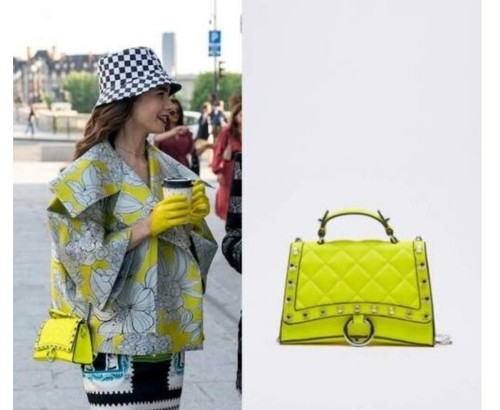 Zara shoulder bag - worn, by