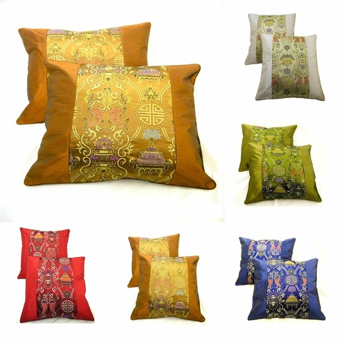 Cushion covers silk chinese - cushion,