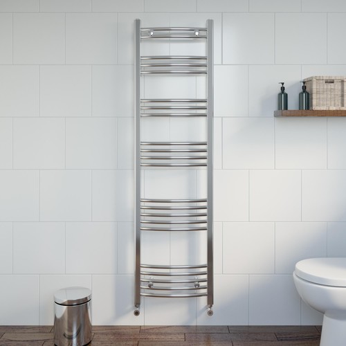 Heated towel rail chrome 1600 - rail,