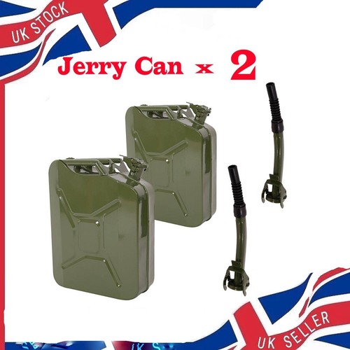 20l jerry can fuel steel - can,