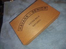 Antique Vintage Cigar Box Mahogany Wood Case, Cabinet Style.