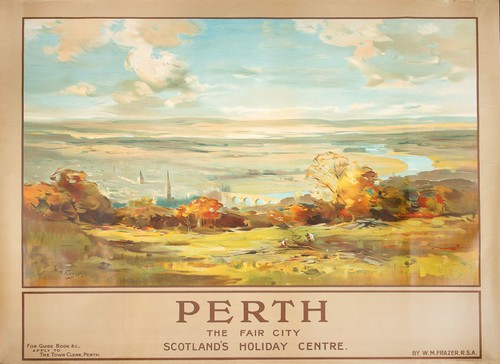 Original railway poster - original,