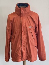 Lowe Alpine Triple Point Ceramic Windbreaker Full Zip Hooded Medium Orange