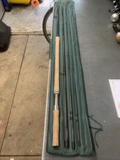 SHAKESPEARE ODYSSEY 4 PIECE 15’ #10-11 SAP#1155682 SALMON FLY FISHING ROD & BAG