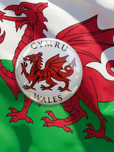Welsh dragon cymru - cymru, wales