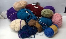 Approx 1KG mixed WOOL multi colour- CG T21