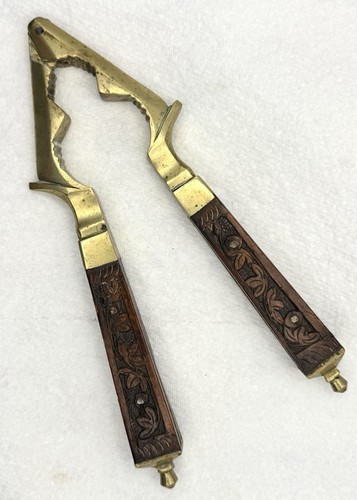 Vintage carved wood and - carved,