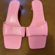 Zara Salmon Pink Leather