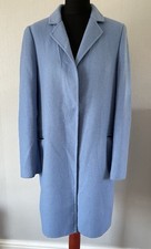 Ladies Deane & White Coat Size Medium UK 12 In Blue