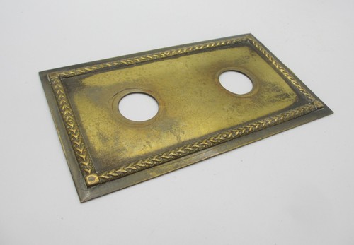 Vintage brass light switch - vintage,