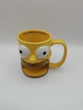 Homer Simpson rare 2014 Universal Studios biscuit holder mug  by Matt Groening.
