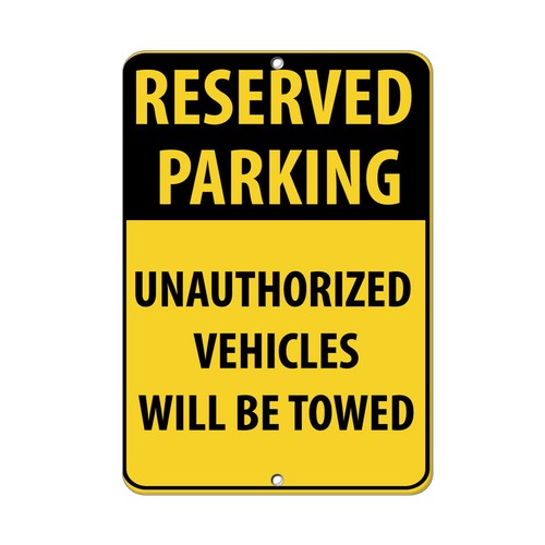 Vertical metal sign multiple - vertical,