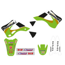 Stickers Kit Graphic Kawasaki KX 125 250 1999 2000 2001 2002 Moto Cross Tecnosel
