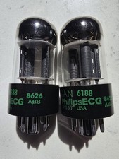 6SL7 6188 5691 x2 Valve Tube
